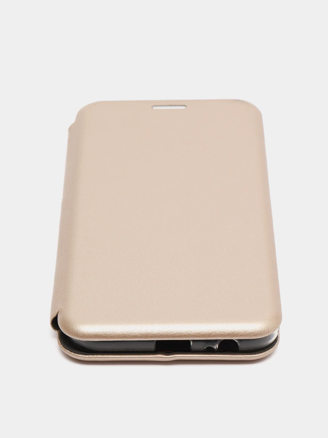 Золотой чехол книжка на Samsung Galaxy J6 (2018)