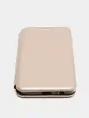 Золотой чехол книжка на Samsung Galaxy J6 (2018)