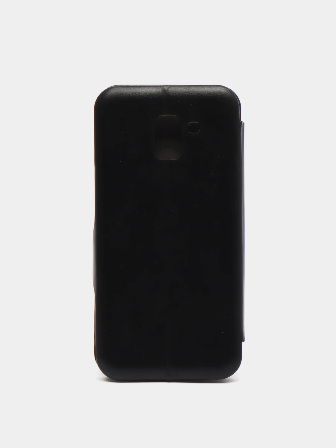 Черный чехол книжка на Samsung Galaxy J6 (2018)