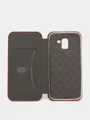 Красный чехол книжка на Samsung Galaxy J6 (2018)