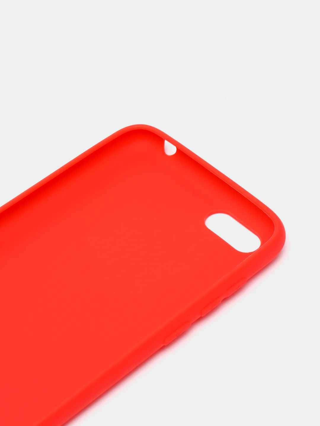 Красный чехол для Huawei Honor 7A/Y5 2018 силиконовый матовый однотонный