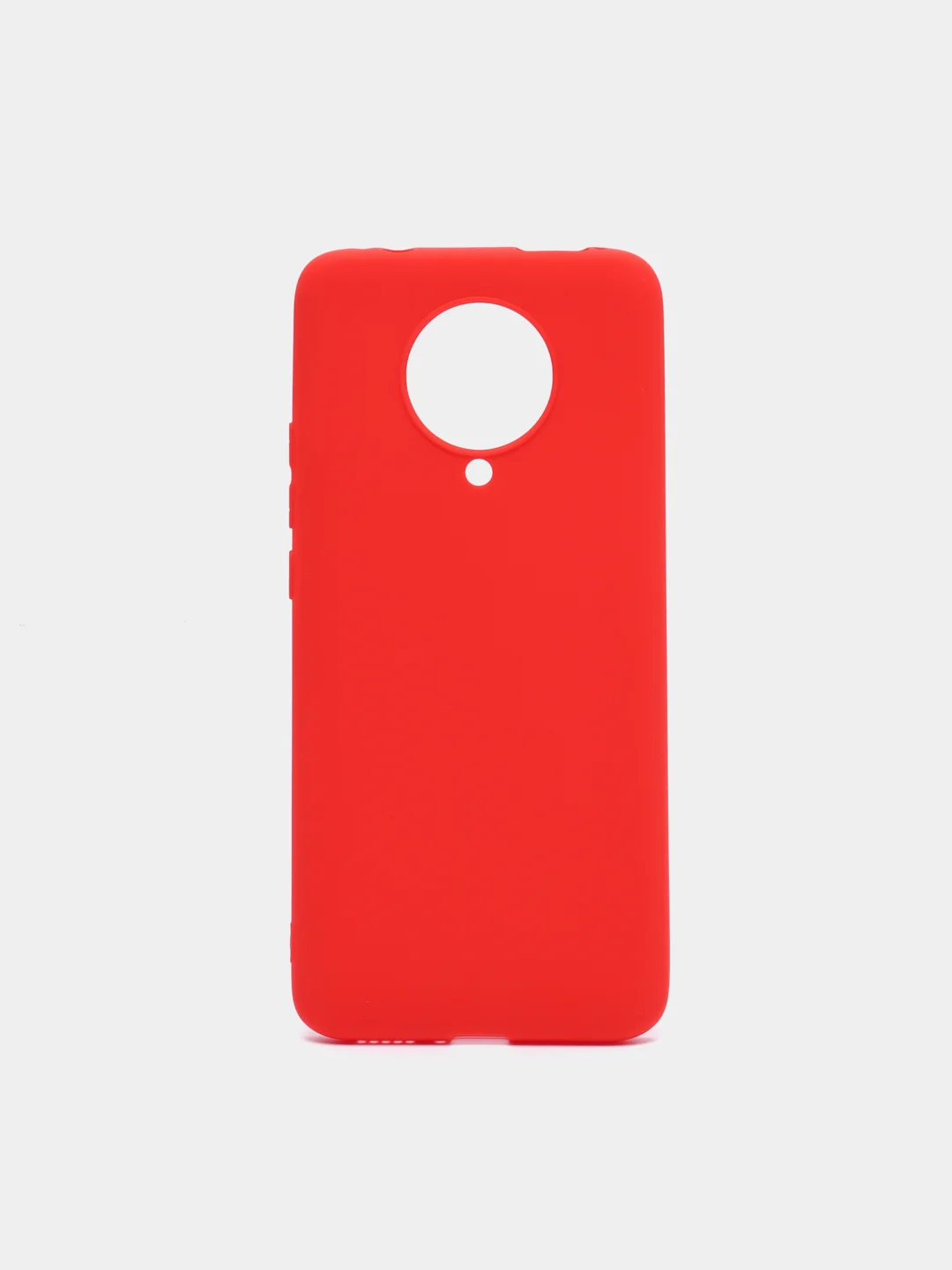 Красный чехол Xiaomi Redmi K30 pro, Poco F2 Pro, Сяоми Редми К30 Про силиконовый, цветной, матовый