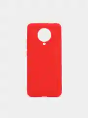 Красный чехол Xiaomi Redmi K30 pro, Poco F2 Pro, Сяоми Редми К30 Про силиконовый, цветной, матовый