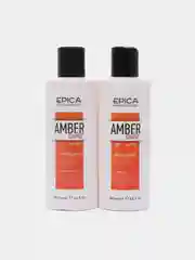 Набор для волос EPICA Amber Shine Organic (шампунь 250мл, кондиционер 250мл, маска 250мл)