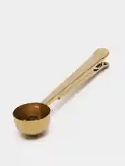 Золотой мерная ложка-зажим для кофе