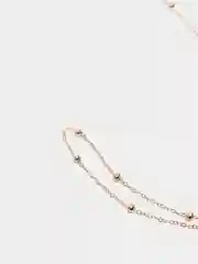 Серебряный цепочка для очков