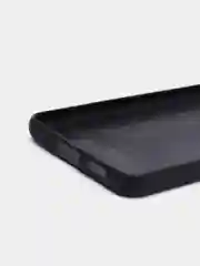 Синий чехол Samsung Galaxy S21+ силиконовый, имитация кожи