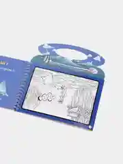 Голубой многоразовая Водная раскраска Magic-Water + водный Маркер в комплекте