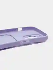 Лавандовый чехол для iPhone 11, 12, 13, Pro, Max, 7, 8, Plus, с карманом для карт, защита камеры