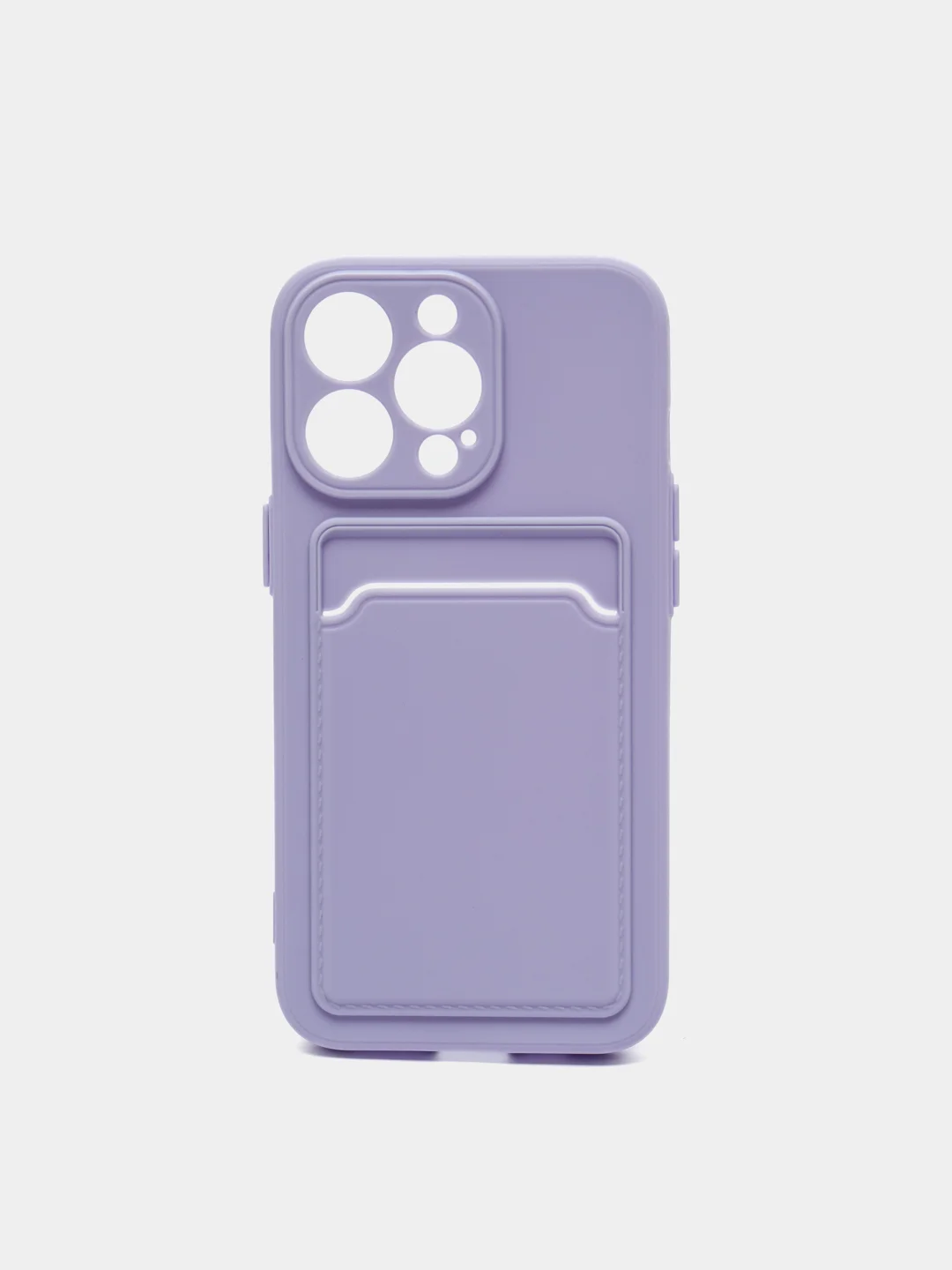 Лавандовый чехол для iPhone 11, 12, 13, Pro, Max, 7, 8, Plus, с карманом для карт, защита камеры