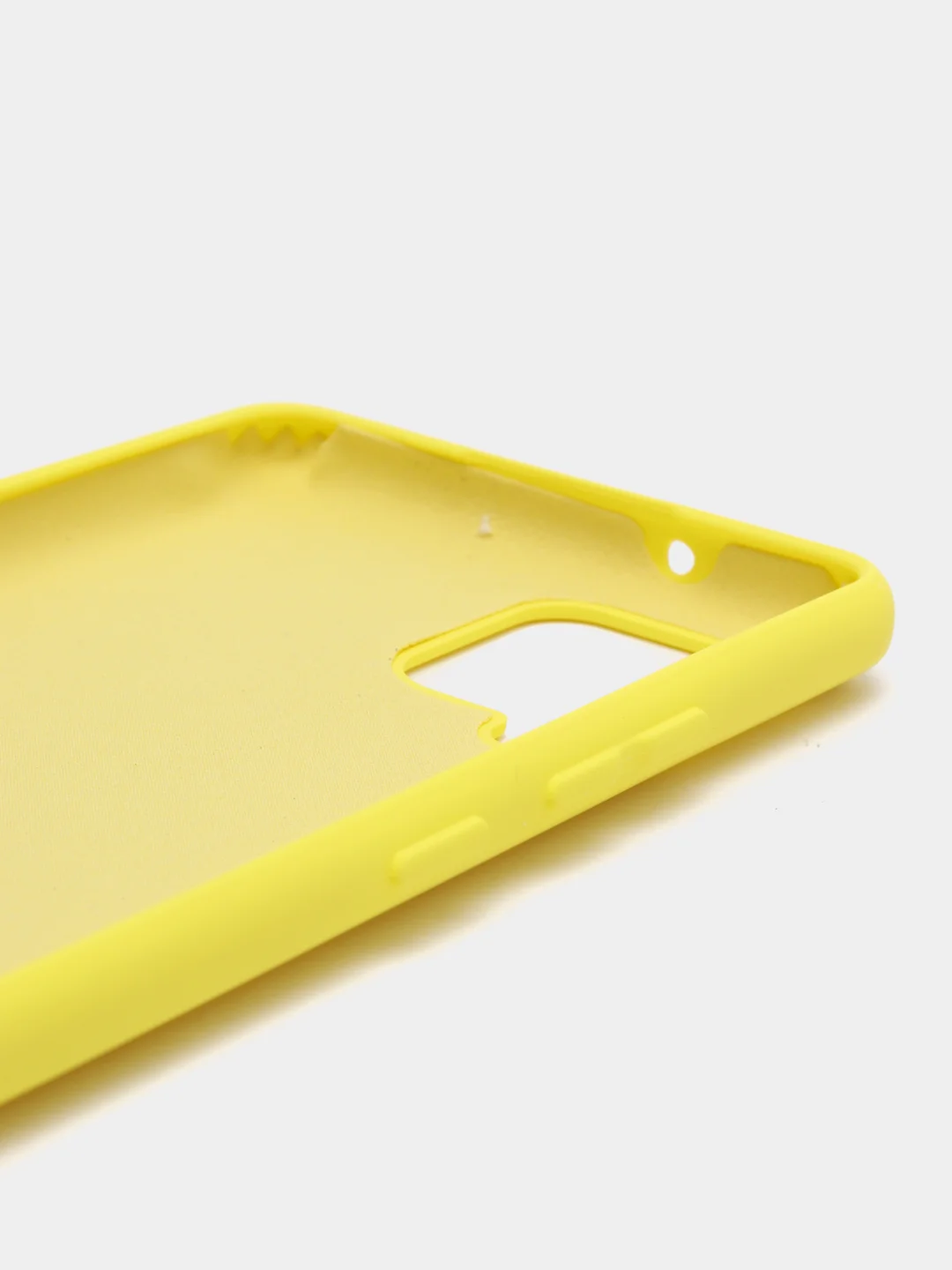 Желтый чехол для Samsung A42 silicone case, разные цвета