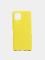 Желтый чехол для Samsung A42 silicone case, разные цвета