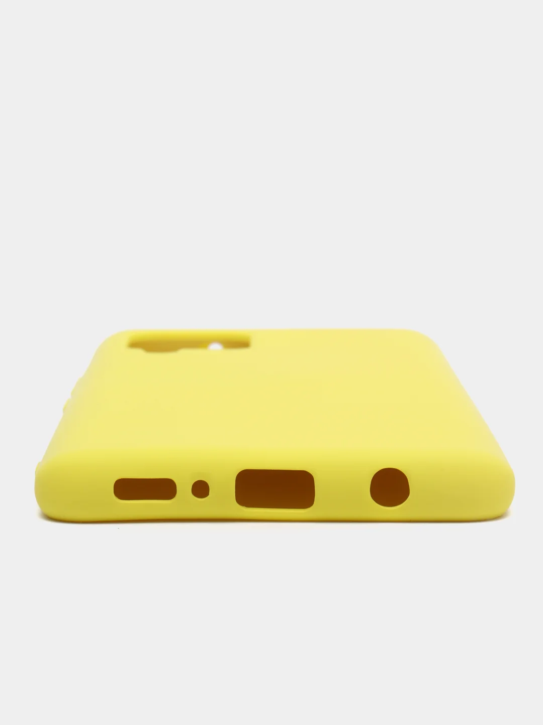 Желтый чехол для Samsung A42 silicone case, разные цвета