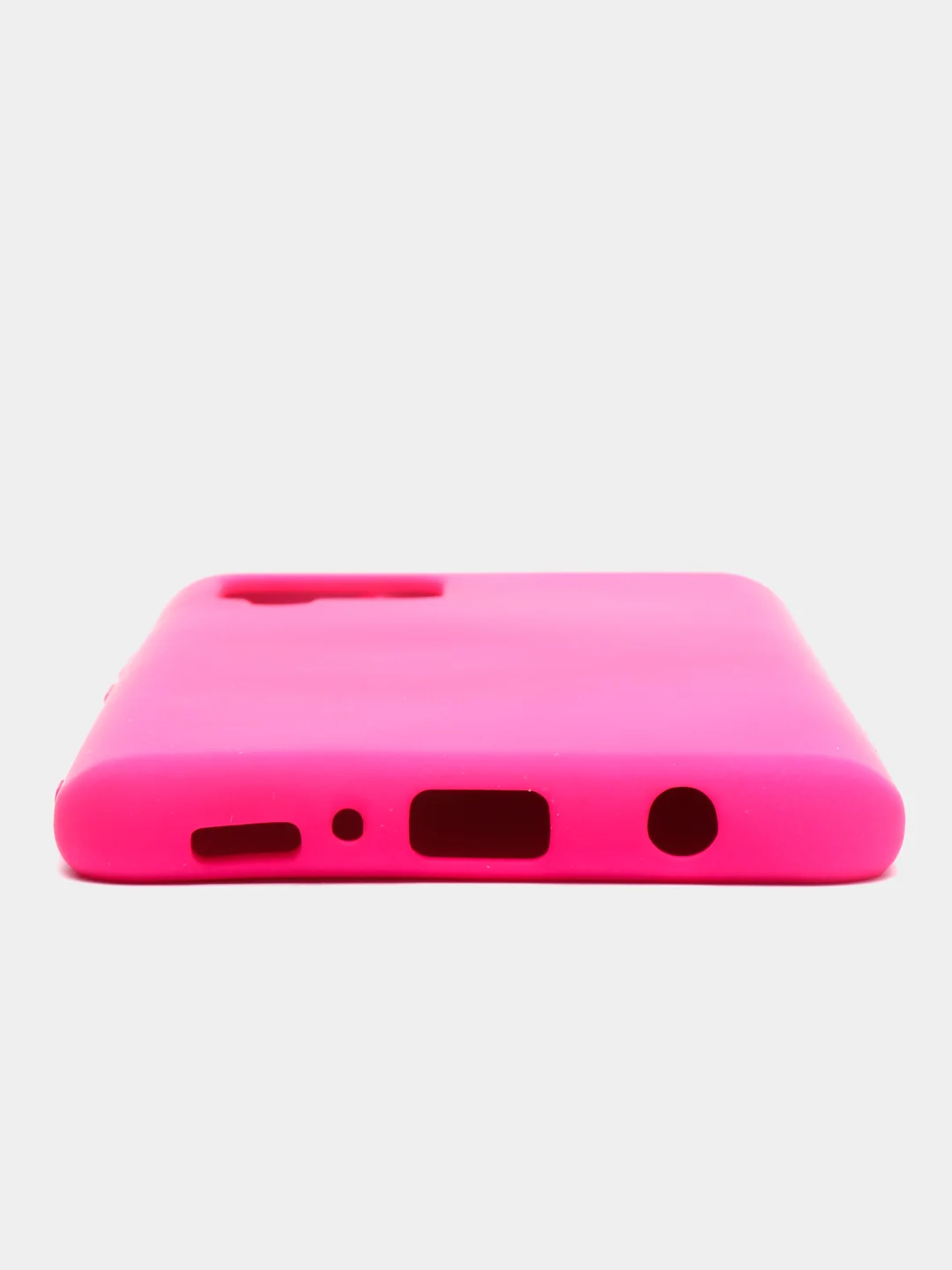 Розовый чехол для Samsung A42 silicone case, разные цвета