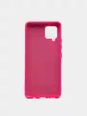 Розовый чехол для Samsung A42 silicone case, разные цвета