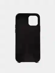 Черный чехол силиконовый на iPhone 12 / 12 Pro