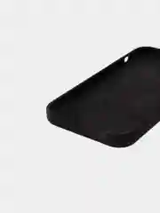 Черный чехол силиконовый на iPhone 12 / 12 Pro
