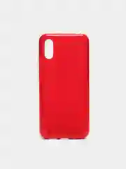 Красный чехол для Xiaomi Redmi 9A (Сяоми Редми 9А), блестящий