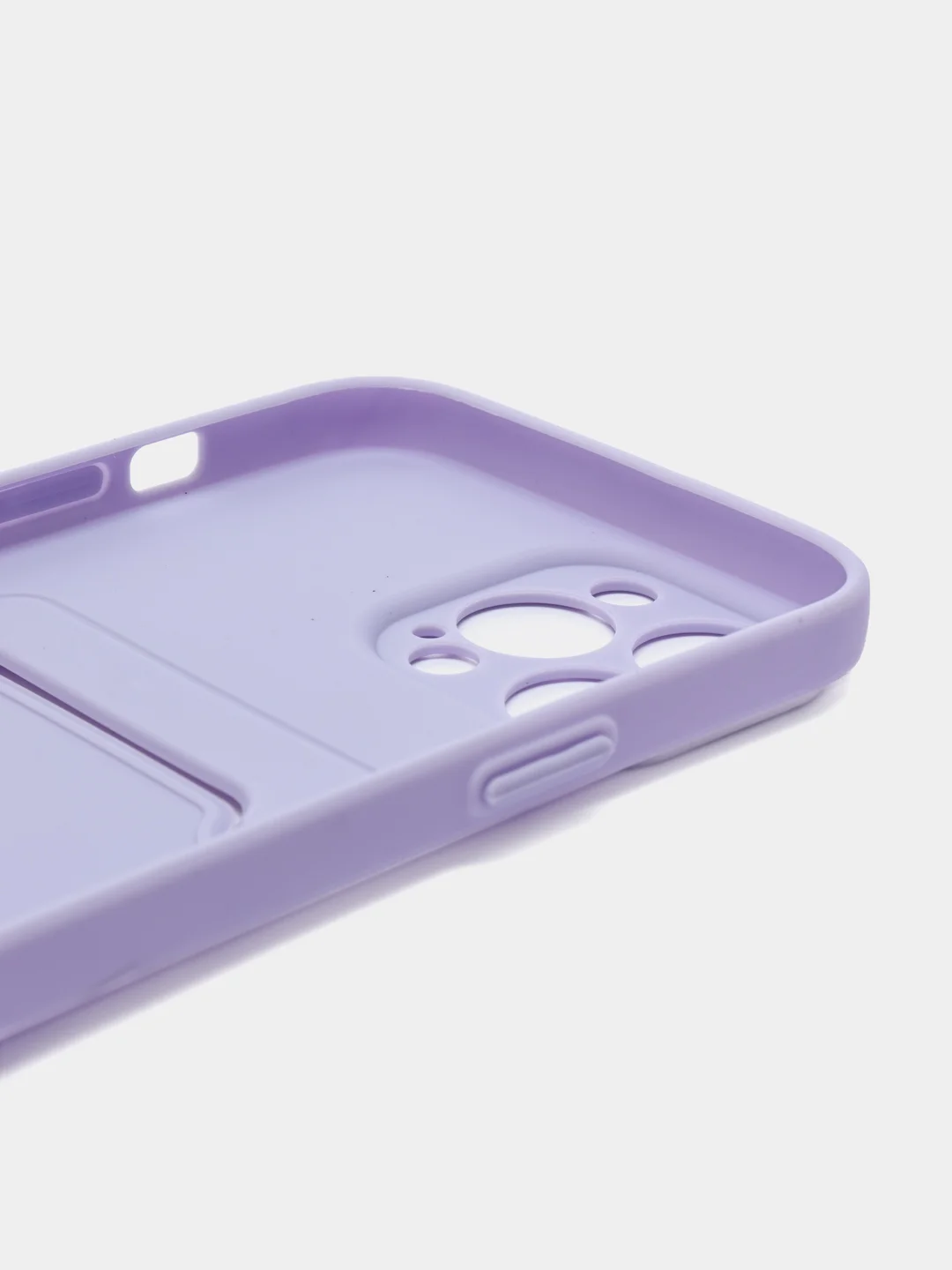 Лавандовый чехол для iPhone 11, 12, 13, Pro, Max, 7, 8, Plus, с карманом для карт, защита камеры