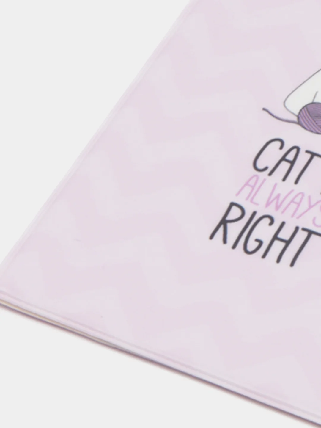 Обложка для паспорта MESHU "Right cat", ПВХ, 2 кармана
