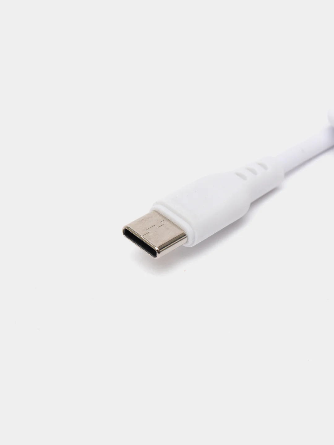 Белый кабель Type-C на USB GoPower GP01T (1м, 2.4A)