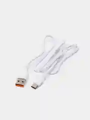 Белый кабель Type-C на USB GoPower GP01T (1м, 2.4A)