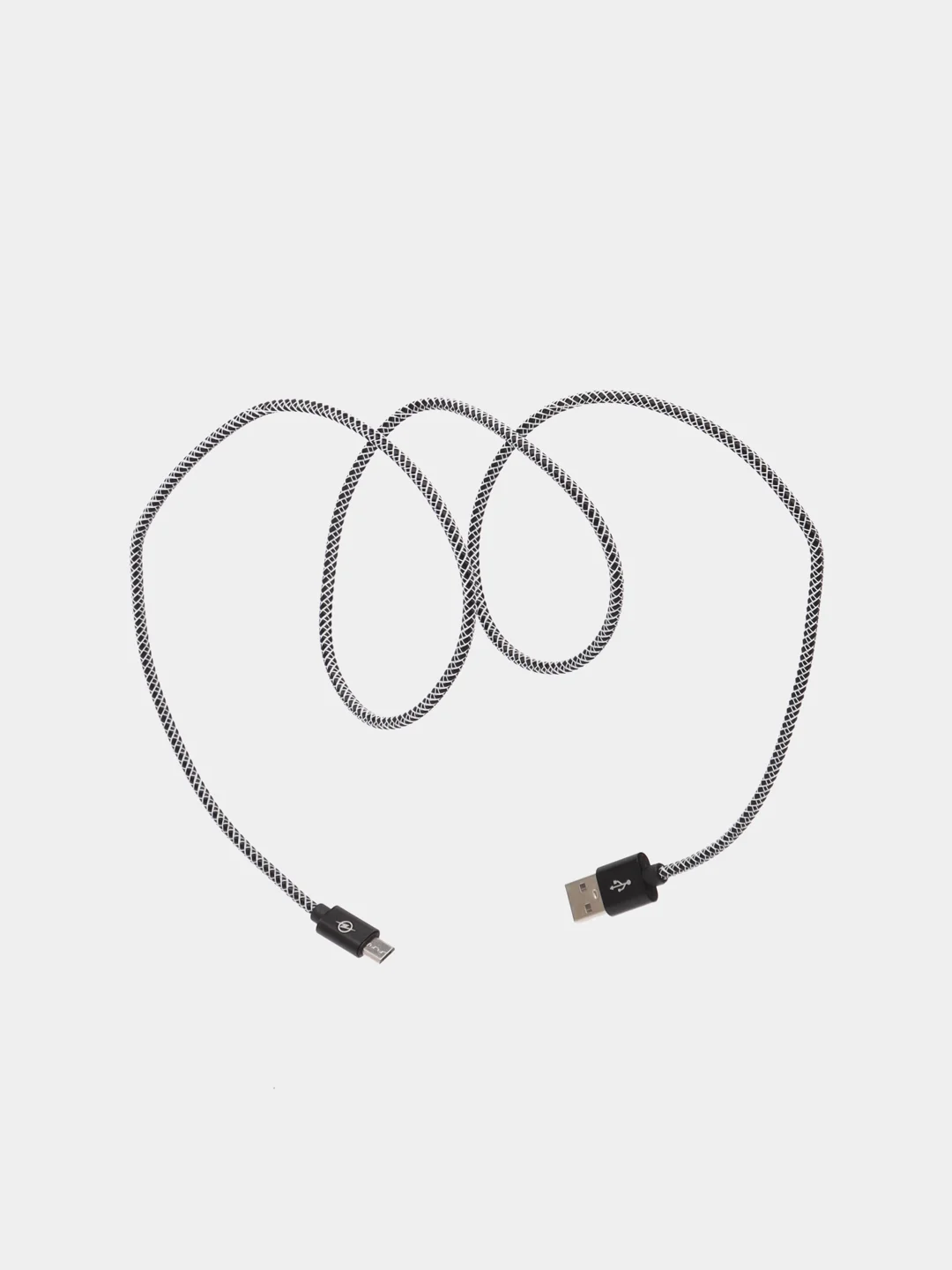 Серебряный кабель Micro-USB