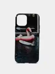 Коралловый меланж яркий чехол, цветные принты-картинки iPhone 5S/SE/6/6S/7/8/Plus/X/XS/XR/11/12/Mini/Pro/Max