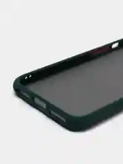 Зеленый силиконовый чехол c усиленными бортами Soft-Touch для iPhone 7 8 6 6S