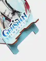 Деревянная подставка под телефон "Genshin Impact", Тарталья