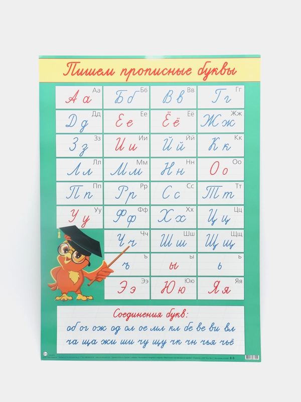 Плакат обучающий А2