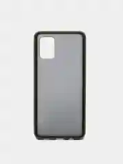 Оливковый матовый силиконовый чехол Samsung A71