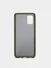 Оливковый матовый силиконовый чехол Samsung A71