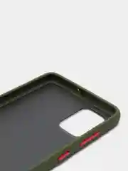 Оливковый матовый силиконовый чехол Samsung A71