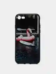 Коралловый меланж яркий чехол, цветные принты-картинки iPhone 5S/SE/6/6S/7/8/Plus/X/XS/XR/11/12/Mini/Pro/Max