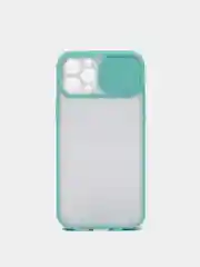 Чехол LuazON для iPhone 12 Pro с защитой объектива камеры, пластиковый, мятный
