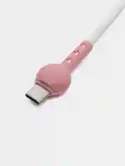 Розовый кабель зарядный Type-C, 70 см