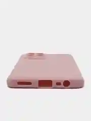 Бежевый чехол для Realme 8 силиконовый матовый однотонный