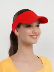 Красный кепка бейсболка, козырек от солнца