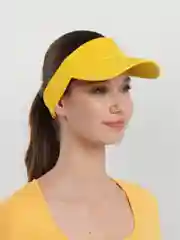Желтый кепка бейсболка, козырек от солнца