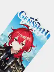 Деревянная подставка под телефон "Genshin Impact", Дилюк