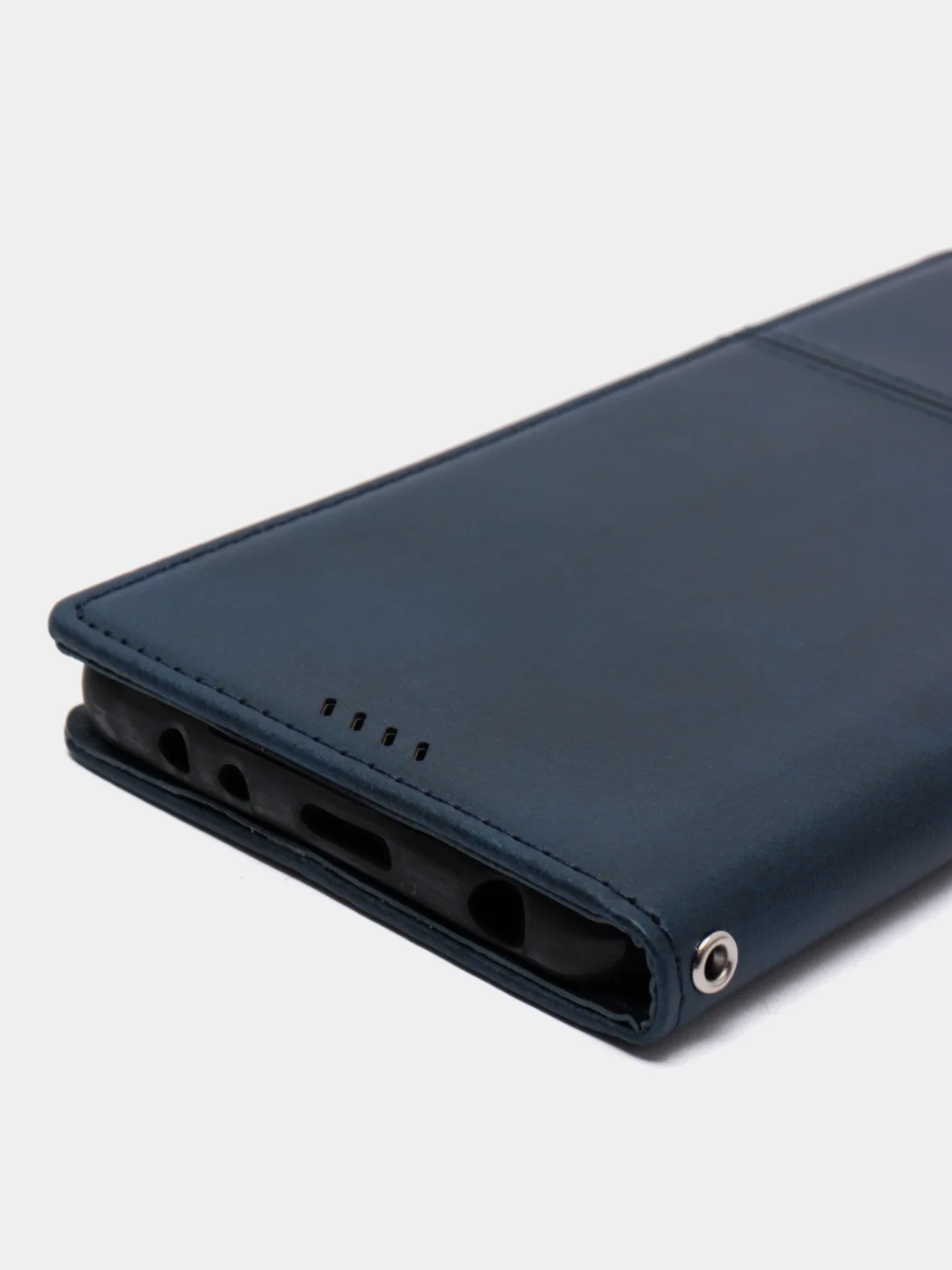 Синий чехол-книжка для Xiaomi Redmi 10