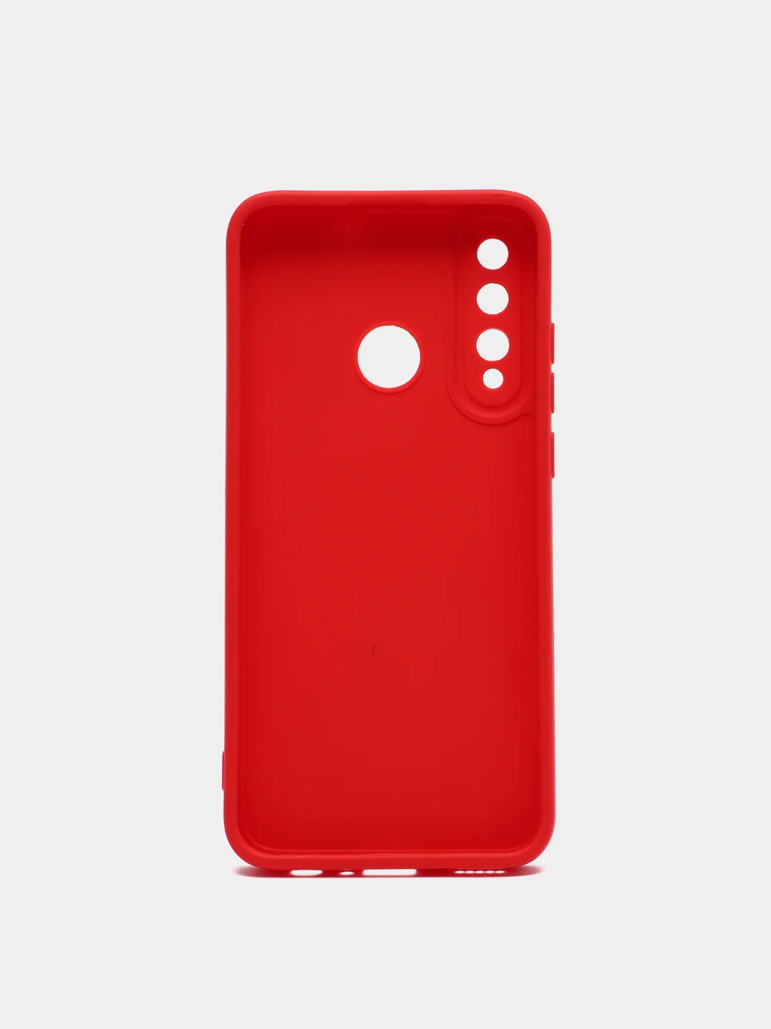 Красный чехол силиконовый с микрофиброй и защитой камеры для Xiaomi Redmi 10C