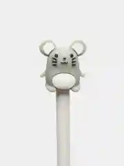Белый ручка шариковая MESHU "Cute Mouse", синяя