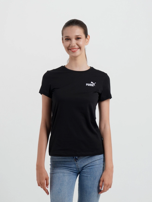 Футболка женская Puma ESS+ Embroidery, черная