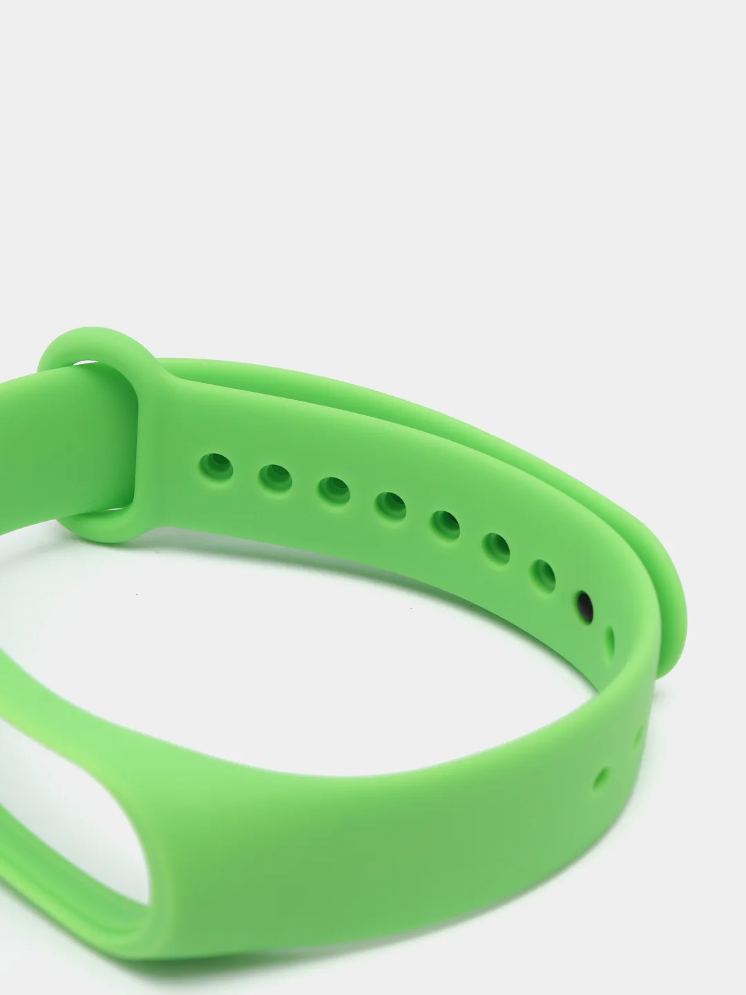 Салатовый силиконовый ремешок для Xiaomi Mi Band 3/4/5/6