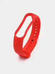 Красный силиконовый ремешок для Xiaomi Mi Band 3/4/5/6
