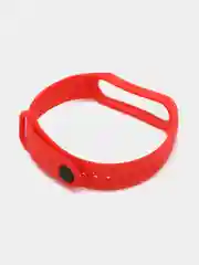 Красный силиконовый ремешок для Xiaomi Mi Band 3/4/5/6