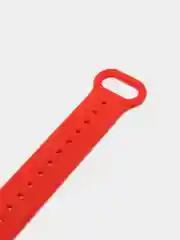 Красный силиконовый ремешок для Xiaomi Mi Band 3/4/5/6