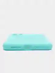 Бирюзовый чехол силиконовый с перфорацией для Айфон  iPhone 11 /11 Pro / 11 Pro Max / 12